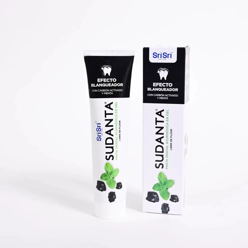 Pasta Dental Efecto Blanqueador Carbon y Menta en gel 100gr
